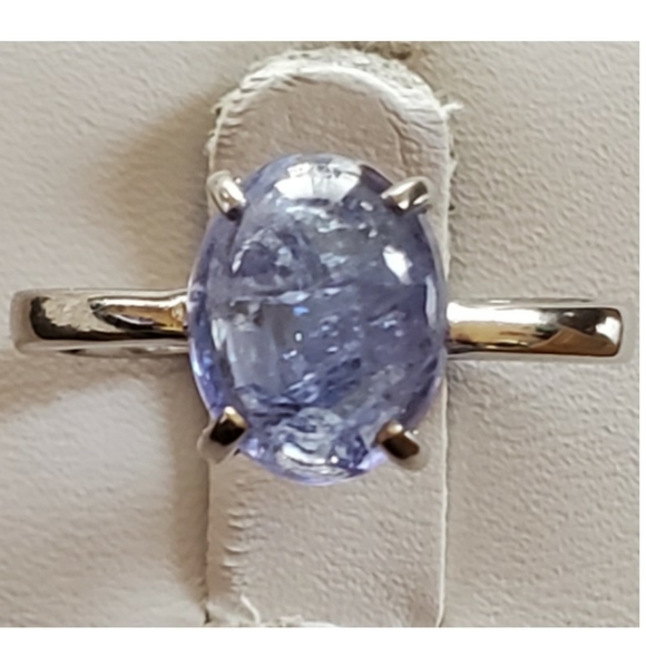 Jewelry - Genuine 2ct Tanzanite Cabochon Ring Size 8